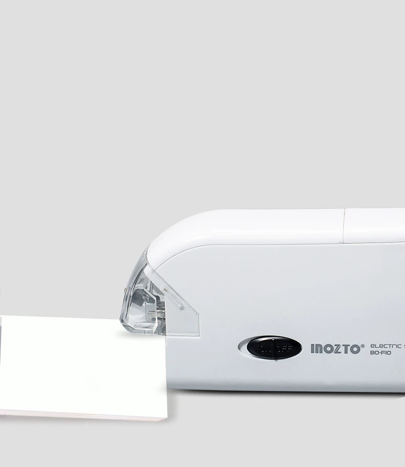 Офисный канцелярский металлический степлер с двойным приводом, экономия труда, Электрический Плоский степлер для работы