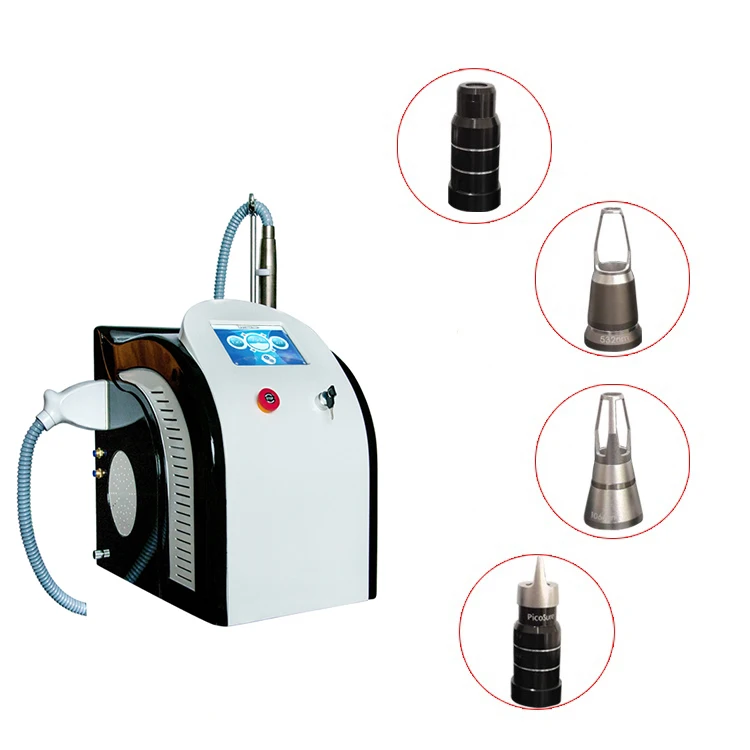 
Best Laser Tattoo Removal Device Anti-pigment 755 nm 1064 532nm Portable Picosecond Laser Tattoo Removal Machine 