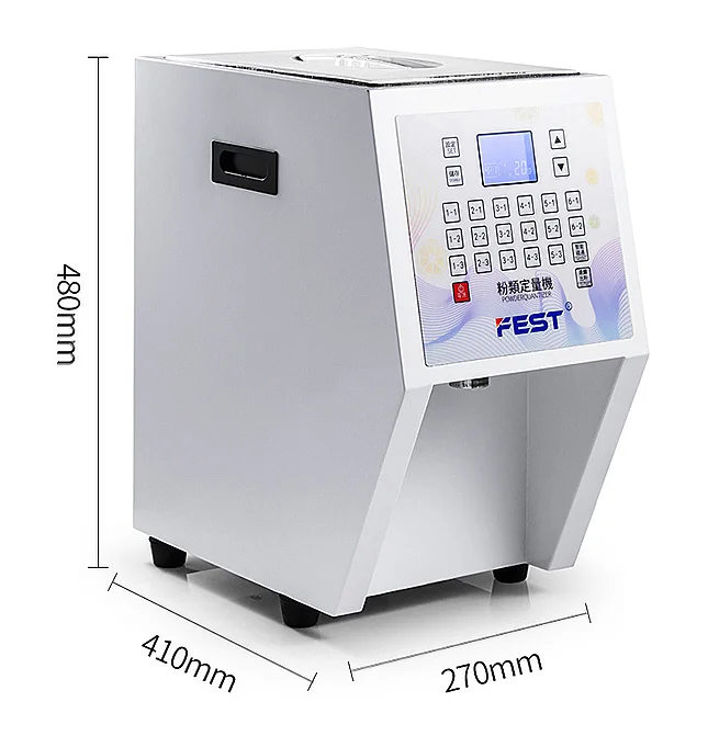 16 Keys 3.5L Bubble Tea Machine Powder Quantizer Milk Flour Dispenser Dispense Machine