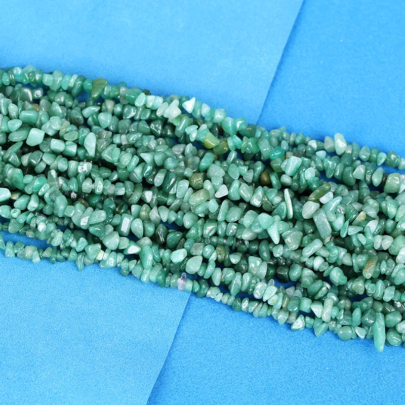 Natural Stone Beads Chips Long Strand 80cm 32inch Irregular Howlite Agate Aventurine Jasper Fluorite Amethyst Citrine Chips