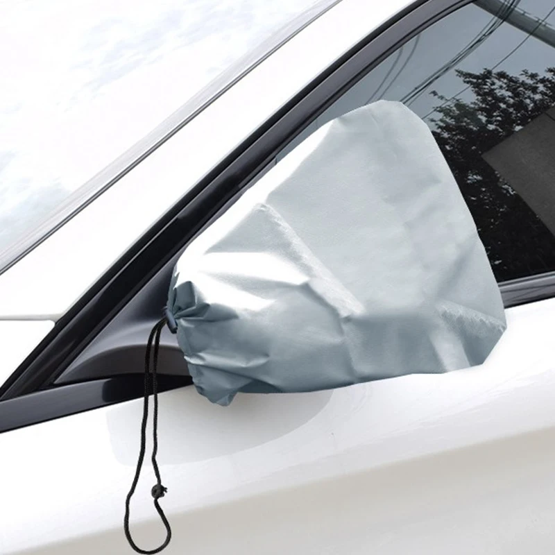 2Pcs High Quality Snow Ice Winter Auto Car Rear View Side Mirror Frost Guard Waterproof Side Mirror Rear View Cover Protection