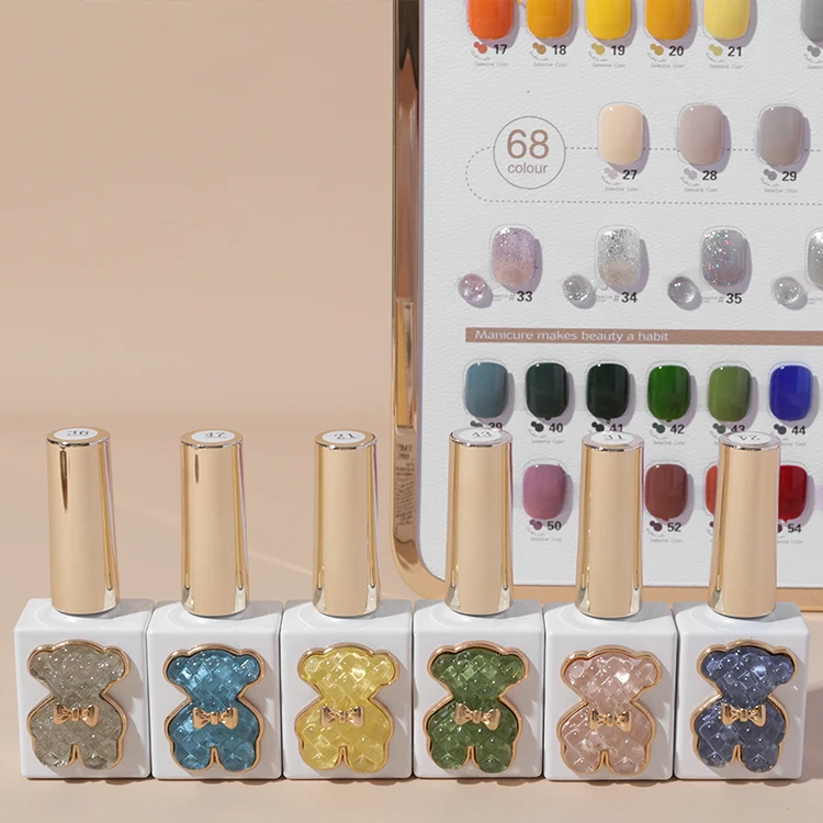 ZRKGEL 2022 Private Label soak off nail gel polish high pigment odorless nail gel polish set