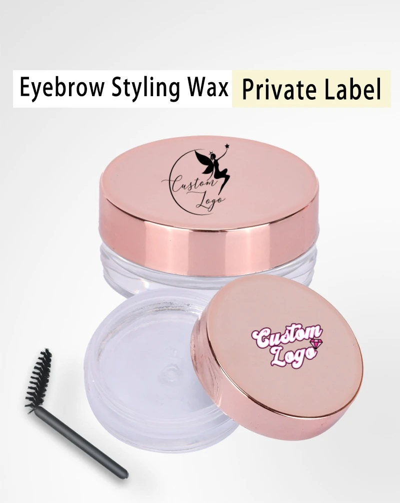 Wholesale Eyebrow Wax Gel Long Lasting Styling Eyebrow Clear Soap Private Label Vegan Waterproof Eyebrow Gel