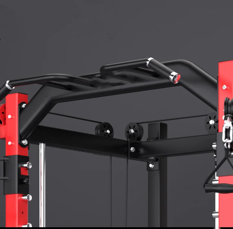 Коммерческий Функциональный Тренажер, силовая стойка для фитнеса, оборудование для спортзала, стойка для приседаний с машинкой Смит для домашнего тренажерного зала, силовой тренировки