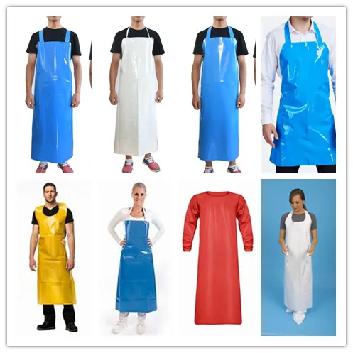 White blank thickening and abrasion resistance vast tpu waterproof oilproof tool apron for men
