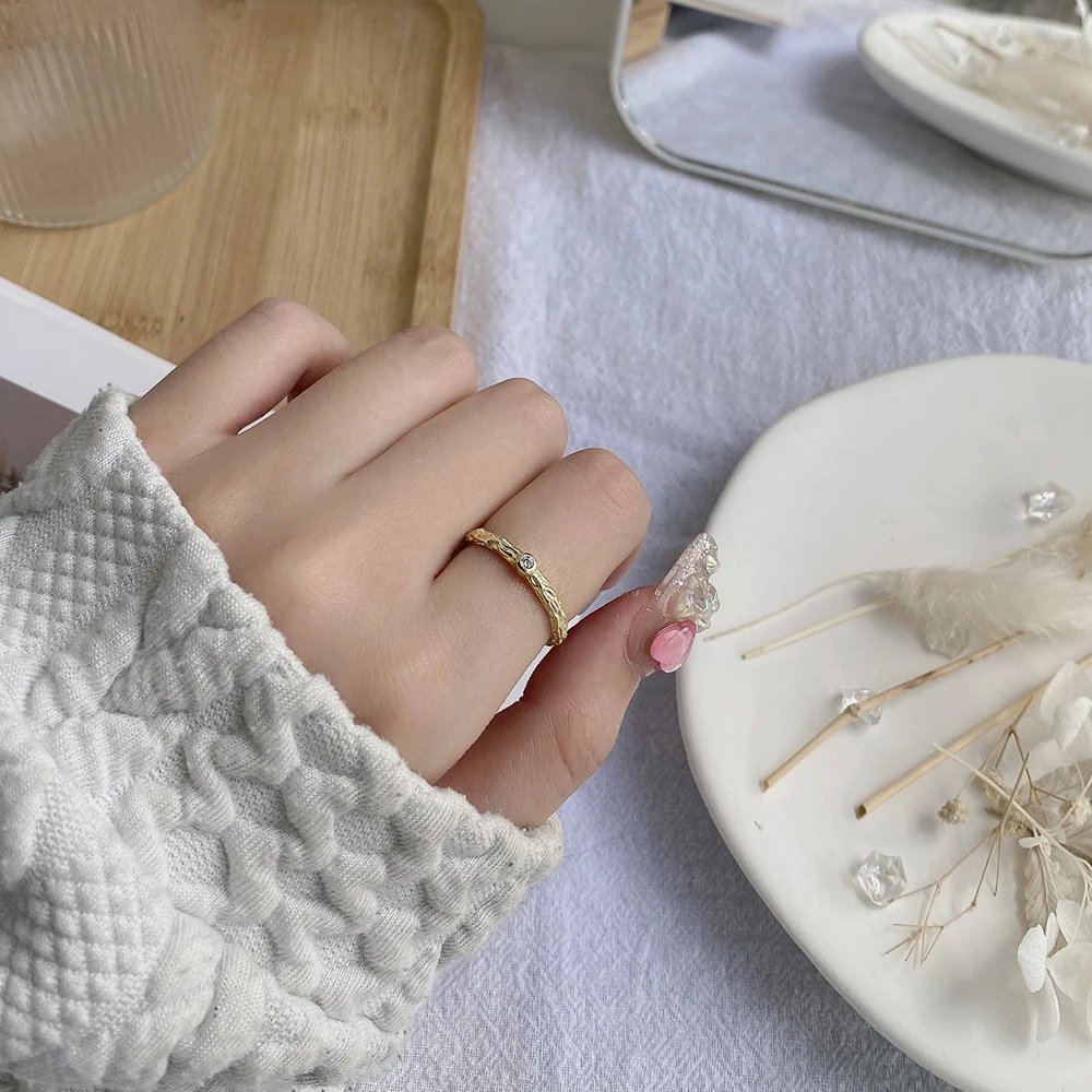 Cheapest Price 925 Sterling Silver 18k Gold Plated Jewelry Moissanite Engagement Ring For Women