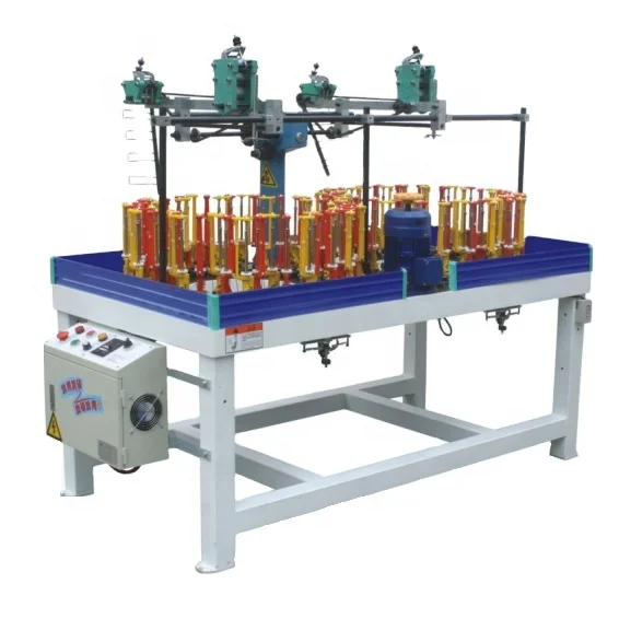 48 Spindles High Speed Braiding Tonghong Textile Machinery Cordage Ribbon Braiding Machine