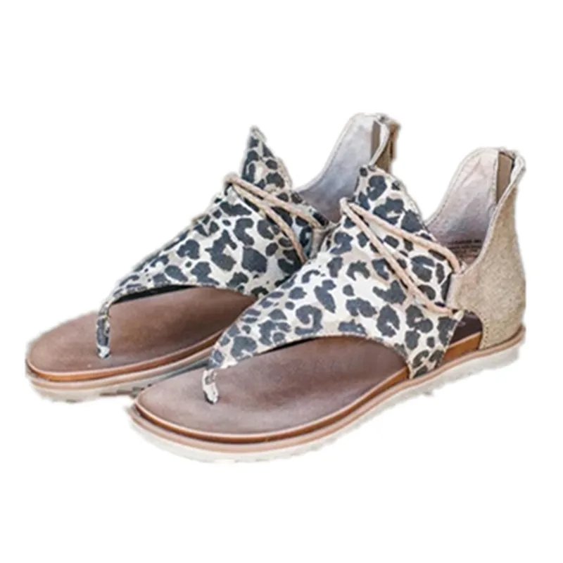 
Hot sale Summer Beautiful Leopard Fur Leather Girls Kids Shoes Corks Sandals 