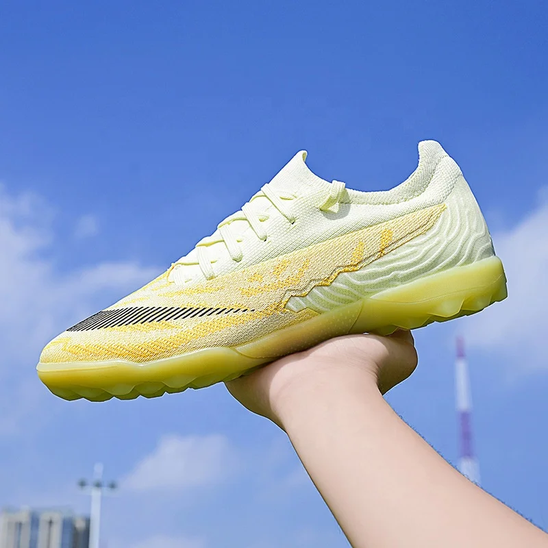 Тренировочные ботинки Luson AG для студенческих футбольных матчей высокие кроссовки молодежных соревнований Нескользящие футбольные бутсы