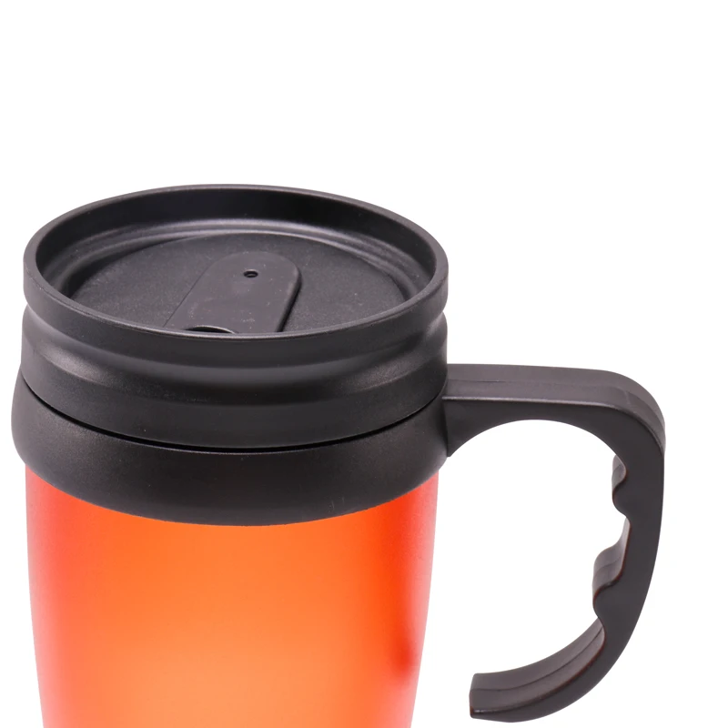 Cheap Double Wall Reusable Tumbler Plastic Cold Drinks Cups With Handle Gift Coffee  mug Tumbler