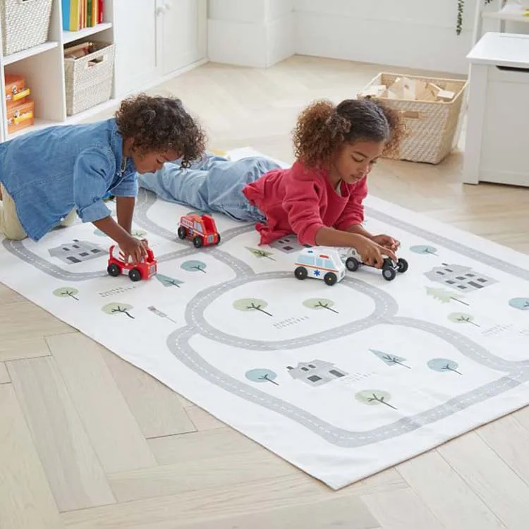 Washable Carpets And Area Rug For Kids Room Customized Flannel Kids Rug