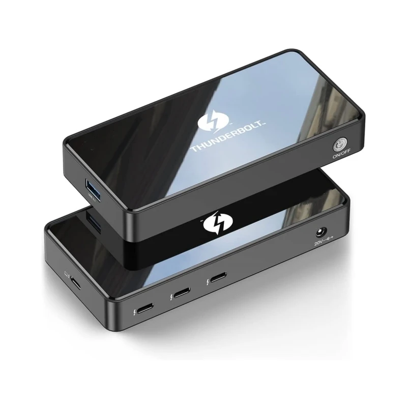 Thunderbolt 4 Docking OEM 6 in 1 Docking Station Dual Monitors 4K Single 8K60Hz 120W Compatible with Mac Book Pro Lenov o Del l