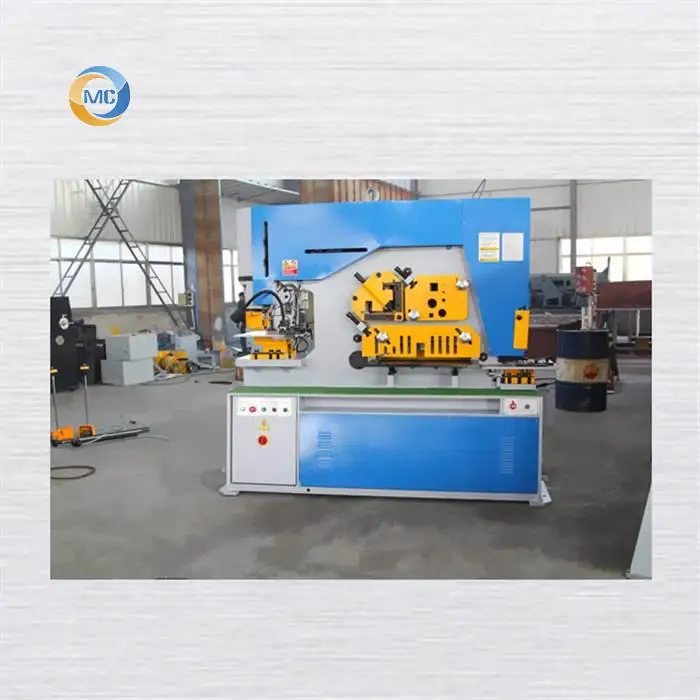 Mingcheng Control Ac Motor Or Inverter Ironworker Machine Safety Iron Worker Machine Ironworker Buffalo Machine