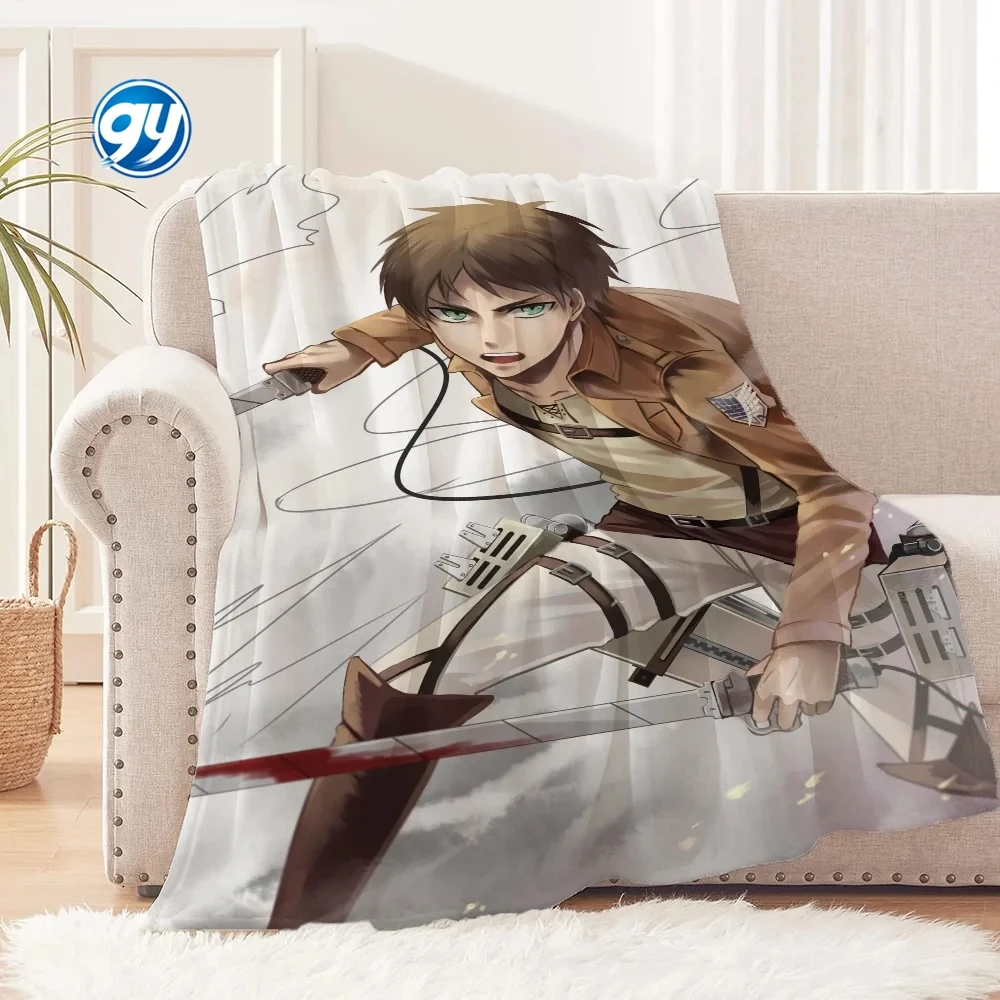 Cute Throw Luxury Attack on Titan Blanket Sofa King Size Home and Decoration Thermal Blankets for Bed Cobija