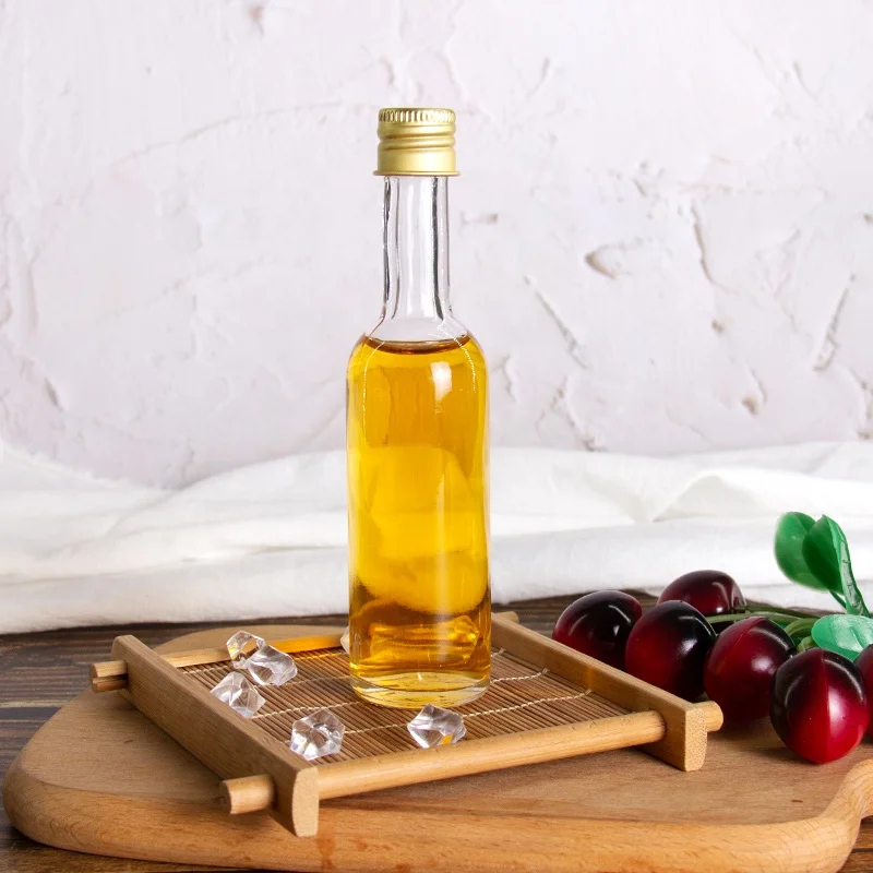 50ml 100ml Alcoholic beverage juice drinks liquor wine whiskey small mini glass bottle with lid