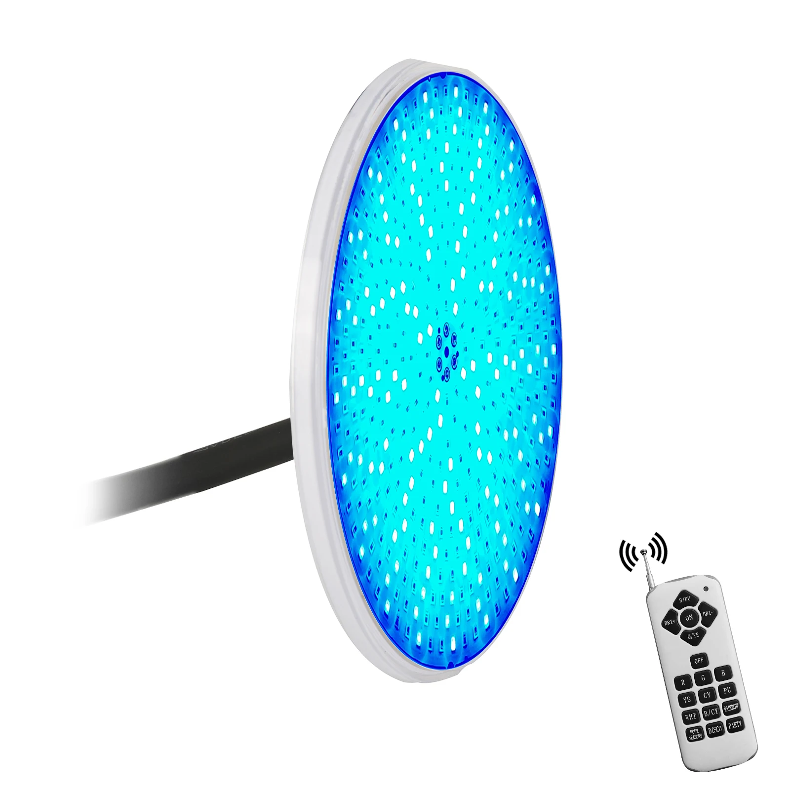 Refined Ip68 Waterproof Ultra Thin Flat18w 12v Par56 Led Underwater Swimming Pool Light For Outdoor Pool