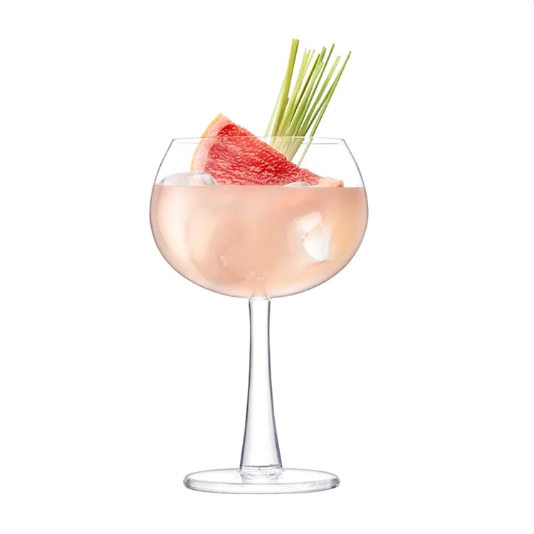 Hot Selling Creative Diamond Hexagonal Stemmed Wine Glasses