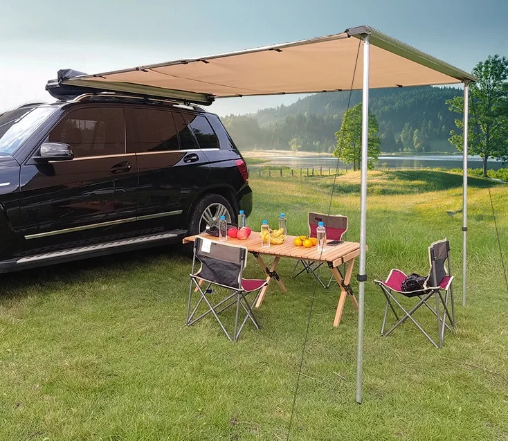 Hot sale outdoor activity shade car outdoor canopy tent foldable car side awning