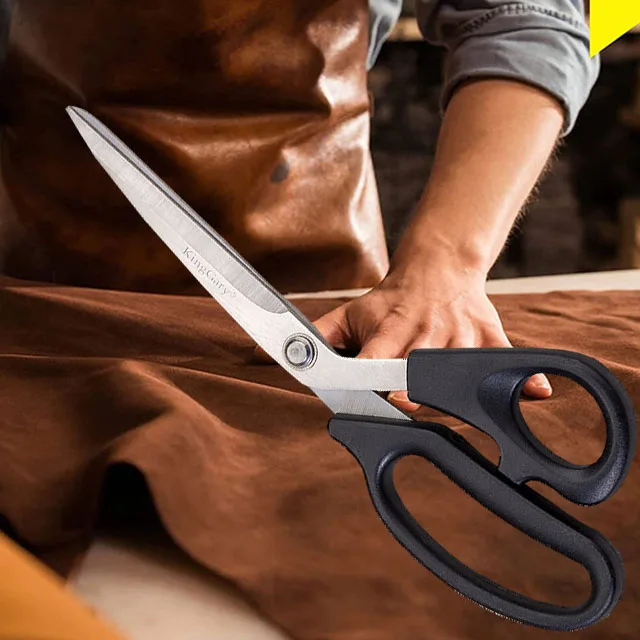 Fabric scissors heavy duty sewing scissors premium tailor scissors 9.5 Inches with PP handle