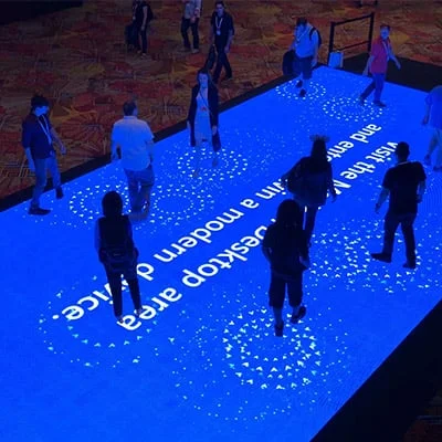 JYLED premium quality Interactive 2500nits P6.25 Indoor led dance floor panel for shipping mall /stage/disco/bar/club/hotel