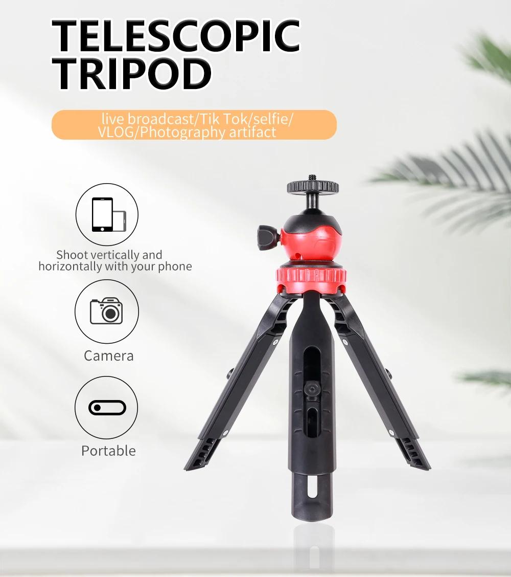 Hot Sale Live Broadcast Tik Tok Selfie Vlog Photography Artifact Stick Camera
