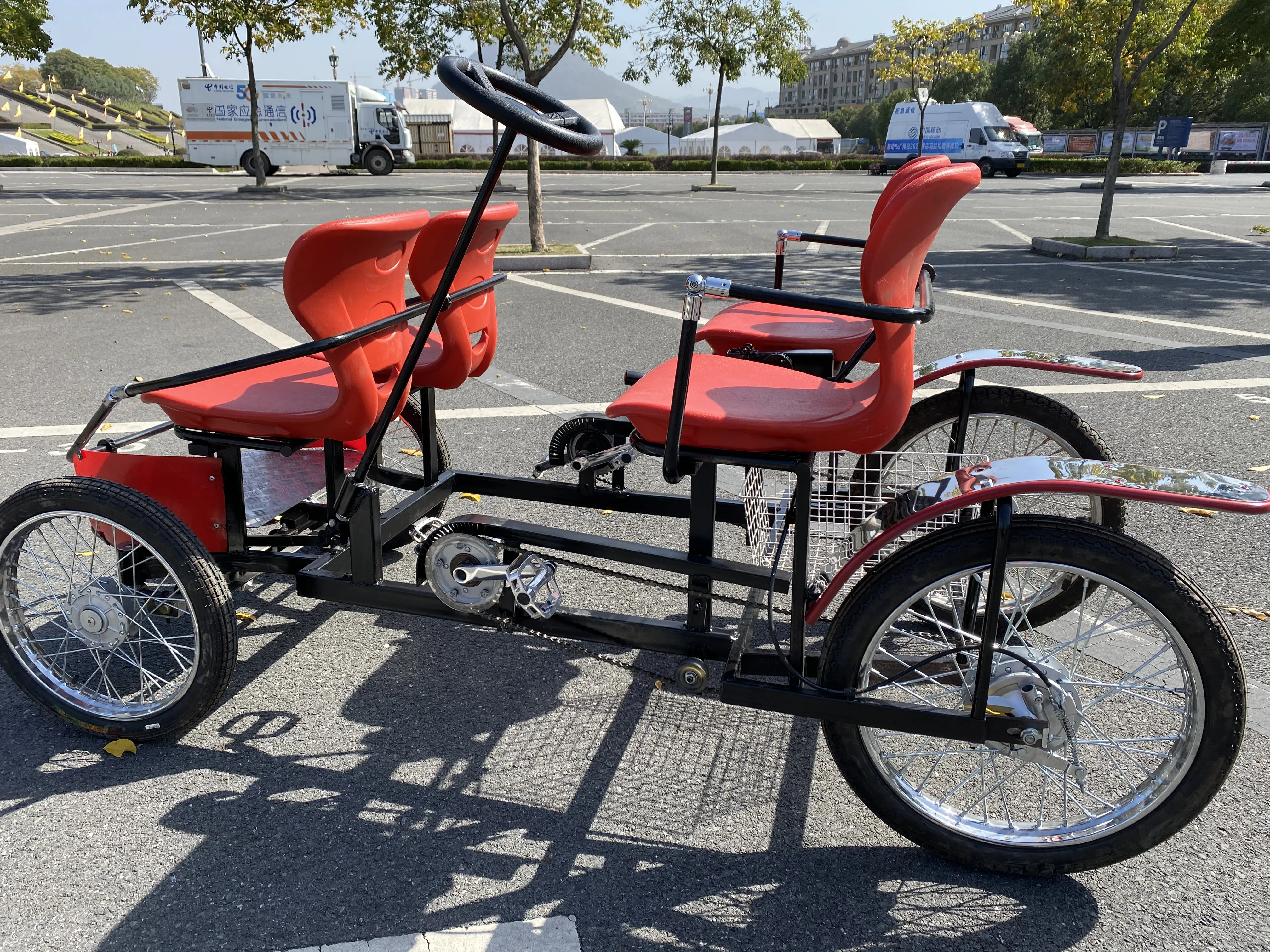 ELECTRICM PEDAL  ASSISTED 4-Seater   Go Kart