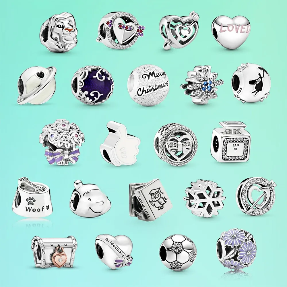 2024 New Charms Flowers Collection 925 Silver Beads Fit Original Bracelet Women DIY plata de ley 925 Charm Jewelry