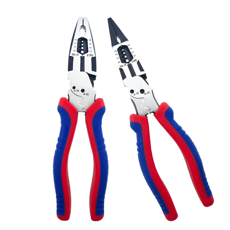 Multitools kit Work tools Professional cutting pliers Tools Manufacturers Cable lug crimping tools upholstery