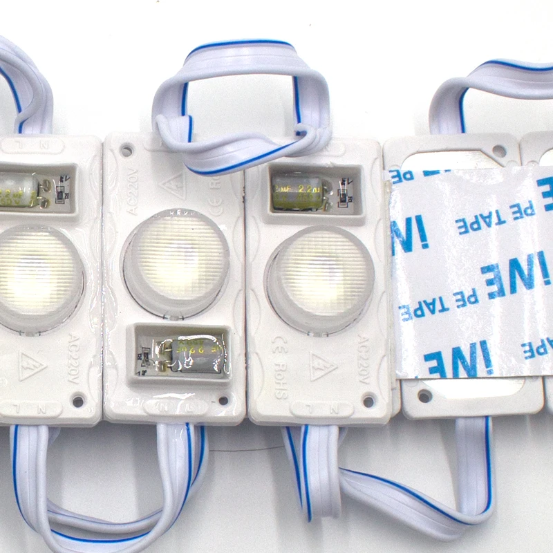 1SMD Module  220V LED Modules Light Mini LED Injection Modules for Billboard Signs Advertisement Box Backlight Pixel Letter Sign
