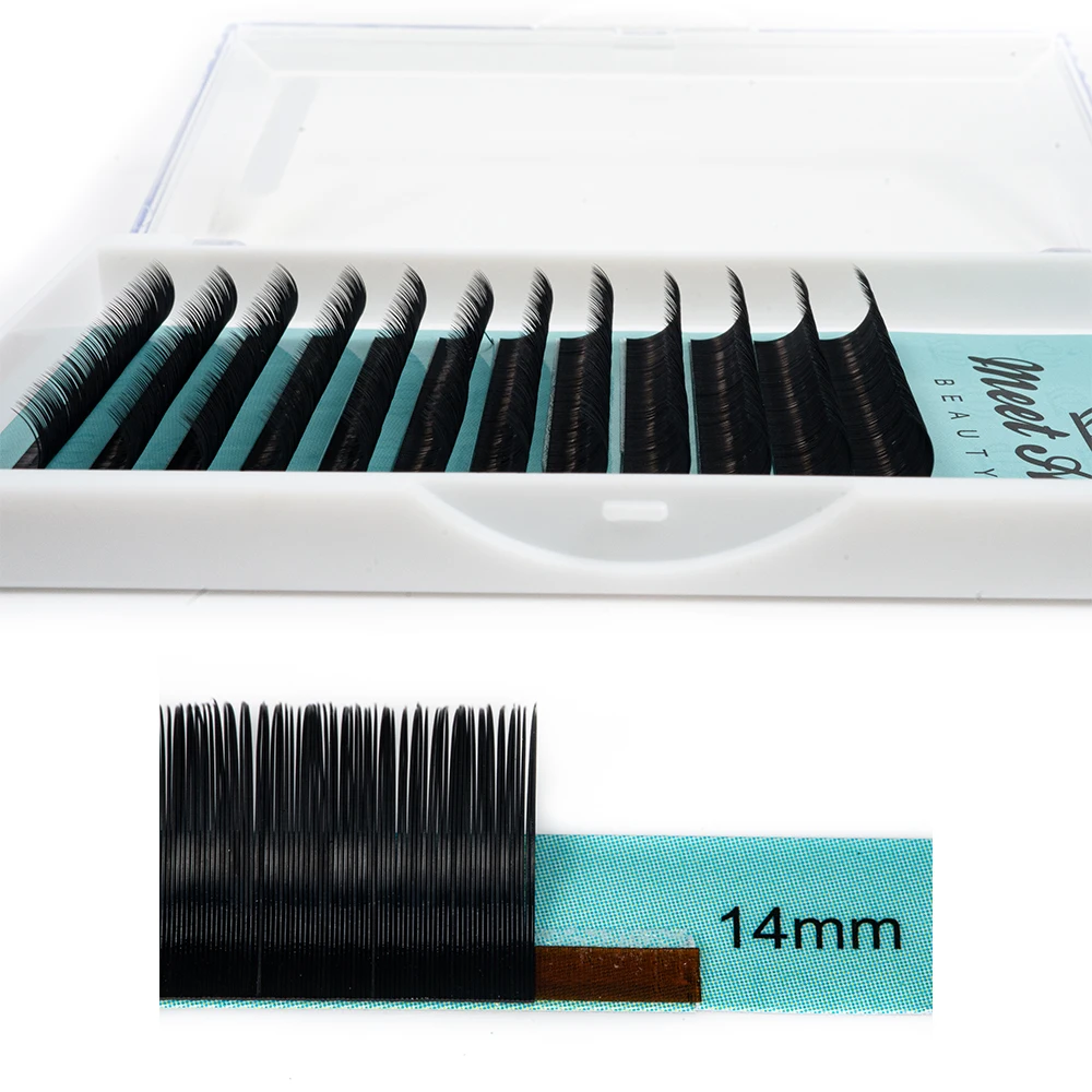 Factory Direct Sale Lashes Extension Grafting Eyelashes Individual Eyelash Extension 3d Mink Lashes Extension Tray Makeup Dd 8