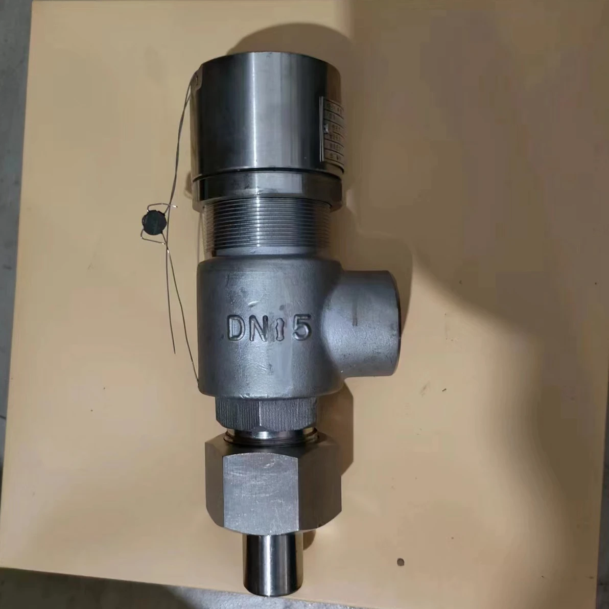 Customized stainless steel Safety Valve for fluid pipeline air natural gas pipeline 3.5 bar