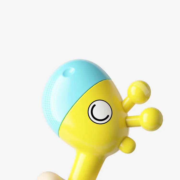 Baby shaking Rattle Toy sound hearing teething plastic cartoon giraffe Maracas sand hammer toy