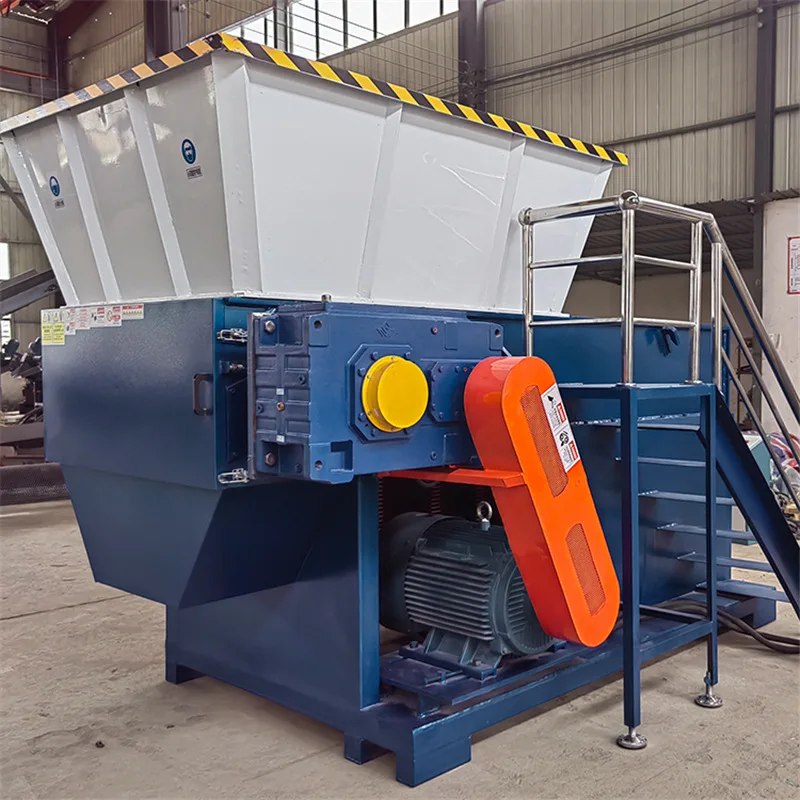 China Top Brand Cost Effective Plastic Film Hard Plastic Waste Clothing Wire Single Axis Hydraulic Shredder Machine