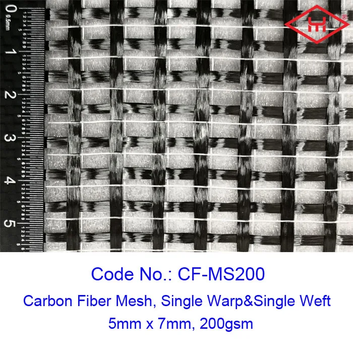 200gsm Uni-directional carbon fiber screen mesh