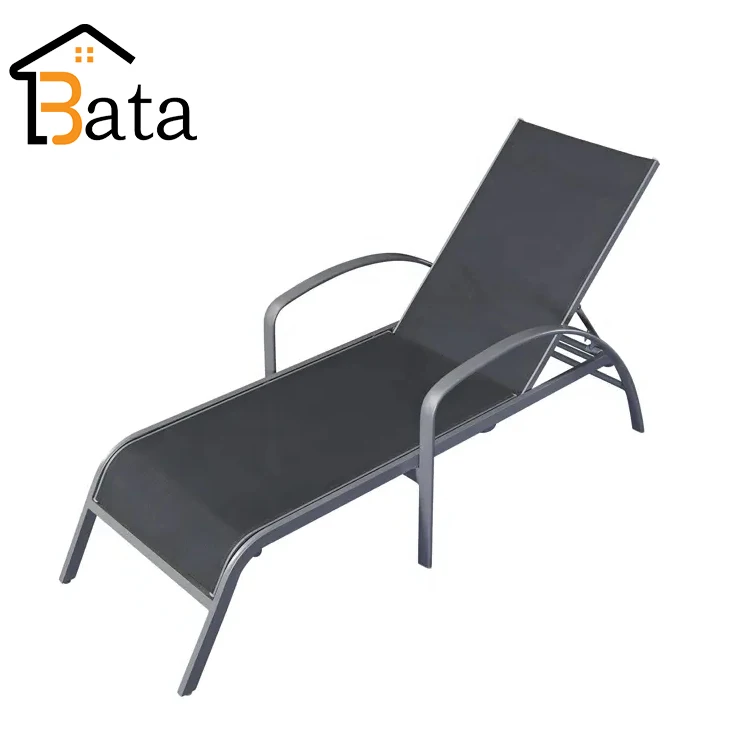 All Weather Wholesale Hotel Garden Daybed Outdoor Aluminum Leisure Poolside Sun Lounger