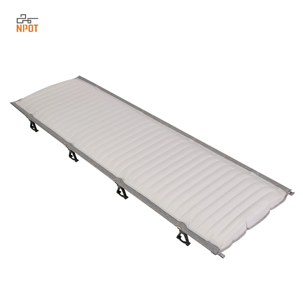 NPOT custom portable folding bed for camp stretcher bed inexpensive camping cots best padded camping cot for outdoor