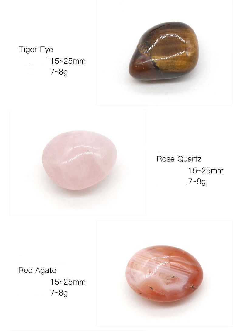 2022 Hot Selling Crystal angel necklace Collection Chakra tumbled polished Stones Set gift box Reiki for Meditation or Ritual