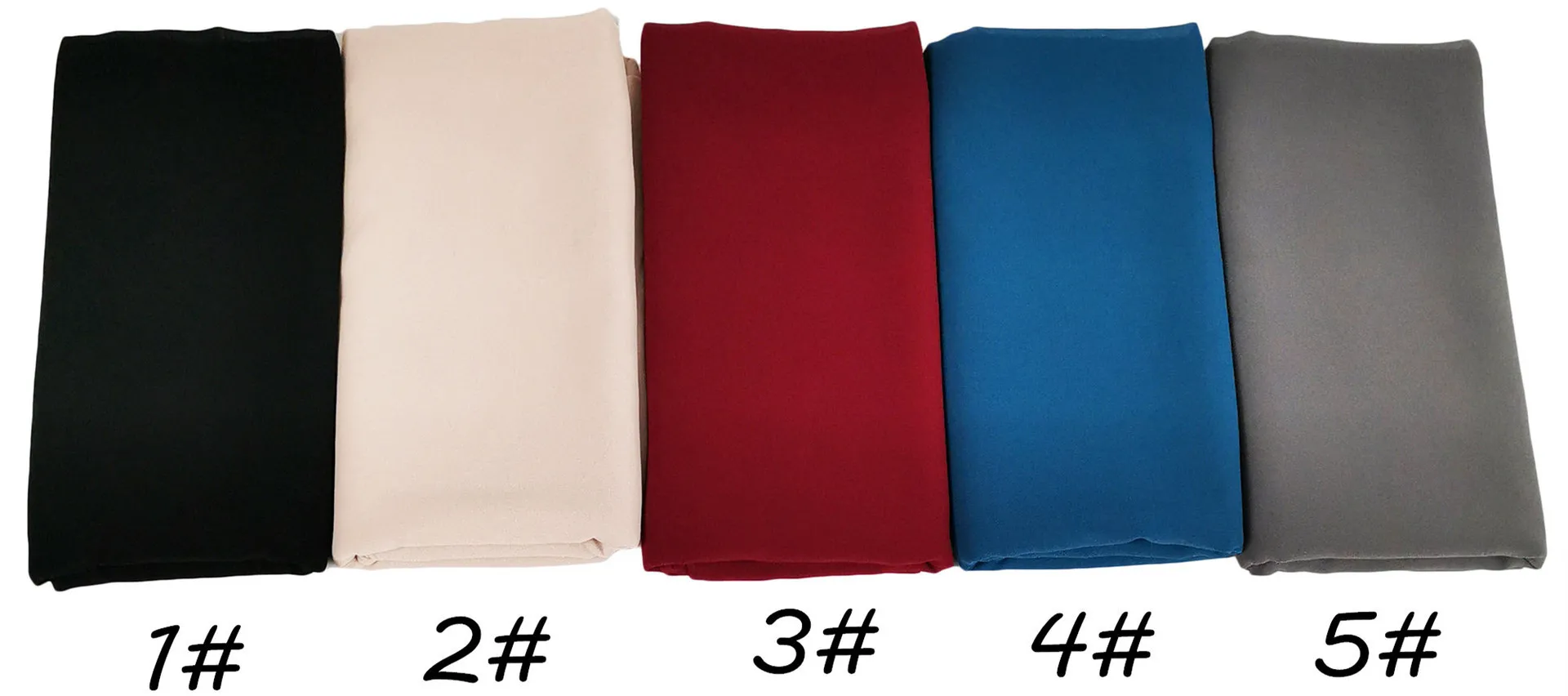 SC-164 Factory Price 23Colors Accessories Thin Diamond Chiffon Hijab Caps Underscarf Fashion Long Women Muslim Scarf Women Hijab