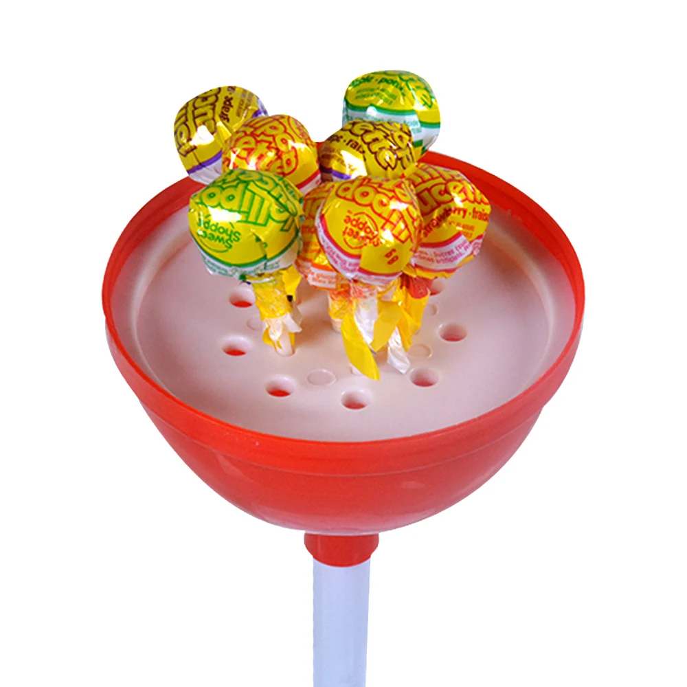 Amos Kid Like Colorful Hard Twist Stick Fruity Giant Round Lollipop Candies And Sweets