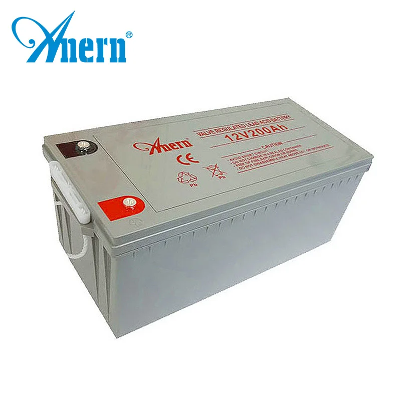  Многократного цикла глубокого заряда-разряда батареи 12V 200ah батарея 24v