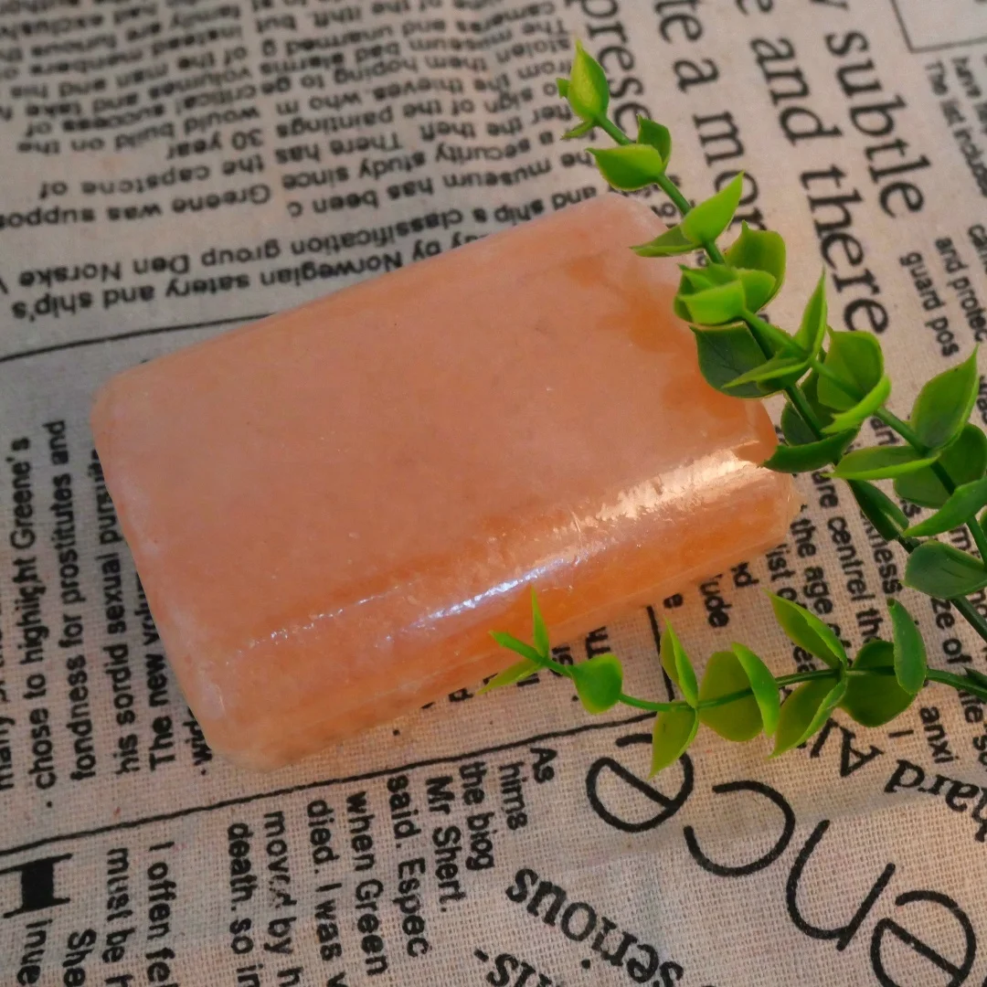 Хималайское соленое мыло из Пакистана с розовыми кристаллами для ванны и чистой кожи помогает облегчить проблемы кожей такие как прыщи