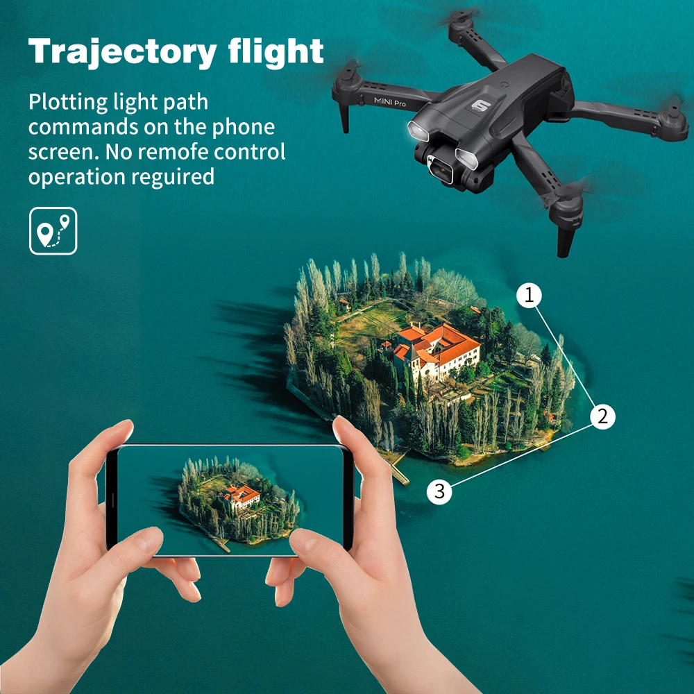 One Key Takeoff / Landing Mini Drone Avec Camera 4K 1080P Drone High Price Dc Drone For Kids