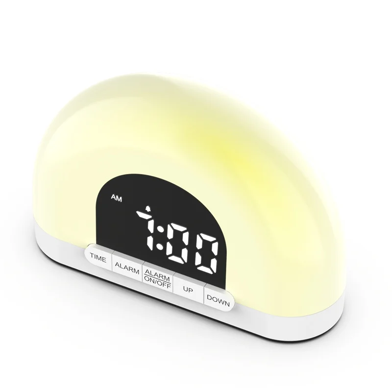 Sell New For Kids Adults Bedrooms Sleep Light Wake Up Light Sunrise Alarm Clock For Kids