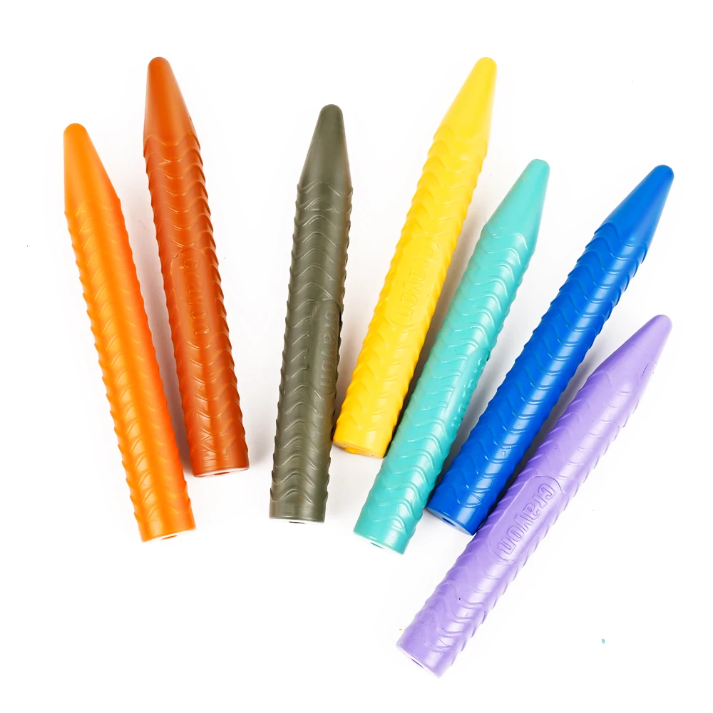 Non Toxic 24pcs Color Box Packing Non-Toxic Plastic Crayon with ASTM EN71