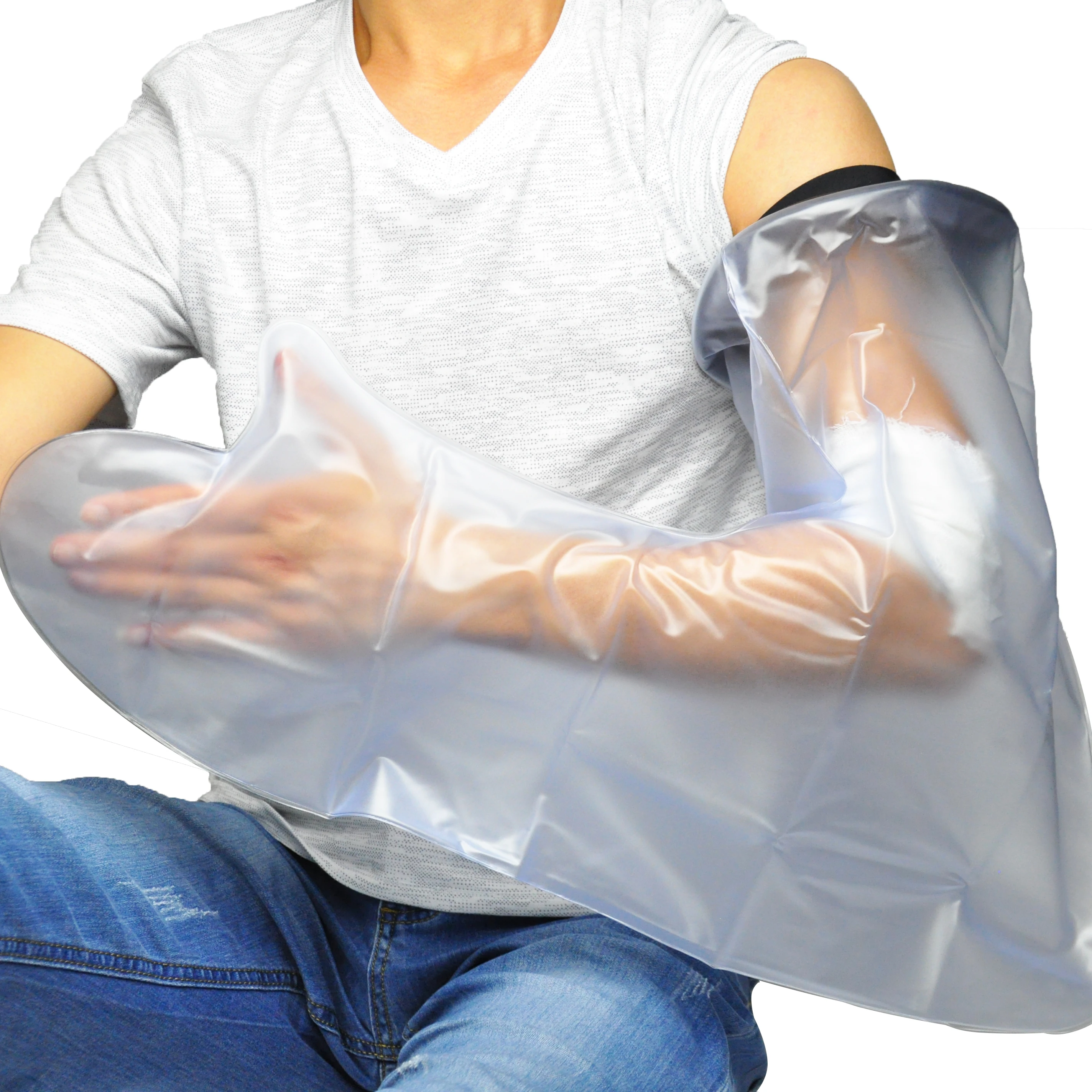 Sealcuff Watertight Waterproof Arm Cast Cover Adult Long Arm Cast Bandage Protector Keep Wound For Shower