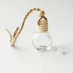 8ml  Glass Car Perfume Bottles Perfume Empty Hanging Car Diffuser Bottle