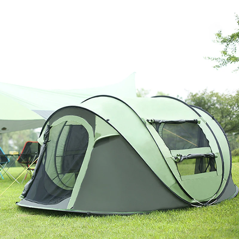 Hot Sell Wholesale 2-4 Person Outdoor Waterproof Automatic Pop Up Picnic Hiking Camping Tents, tent camping