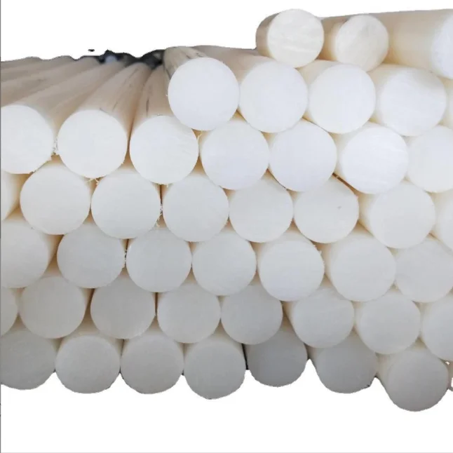 Manufacturer Supply PVDF Rod Natural Color Sheet Plastic Products Round Bar PVDF Rod