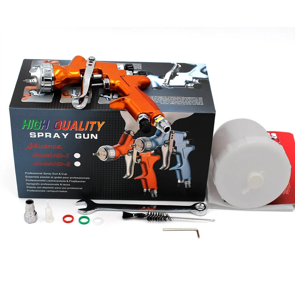 Forged Air HVLP Paint Gun for Automobiles with 1.3mm Tip