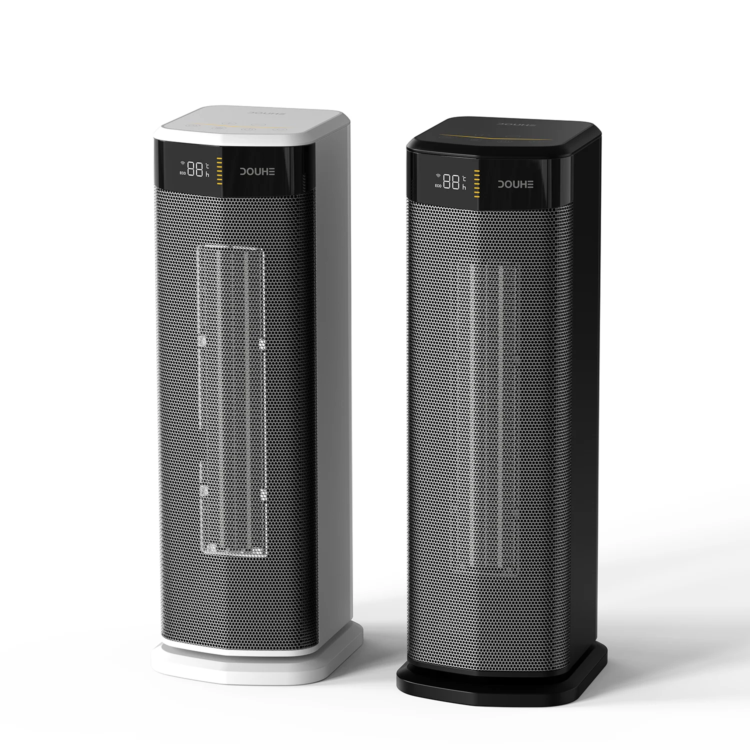 Portable 1.5m Cross-Flow Fan Heater With PTC Heating Element For Winter Home Use Ventilation Function Heaters For Winter Home